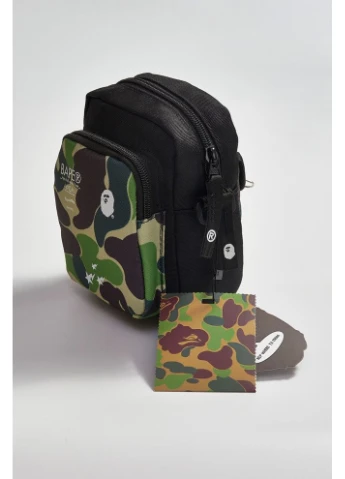 Сумка через плечо 17*12,5*5 Зелёный Bape (377752436)