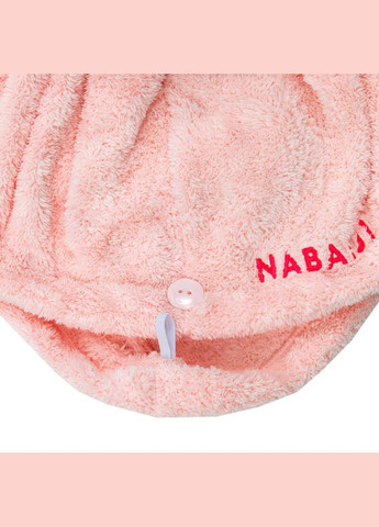 Рушник - Тюрбан для волосся з м'якої мікрофібри Nabaiji рожевий