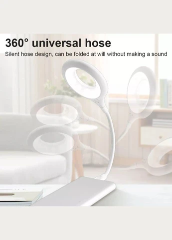 Гнучка LED лампа від Power Bank/ USB світильник портативний білого кольору Digital (315889567)