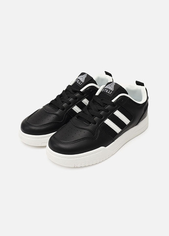 Чорні кеди на пласкій підошві жіночі колір чорний цб-00273218 Stilli