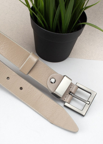 Ремень женский кожаный бежевый -3023 под брюки (120 см) JK (294944144)