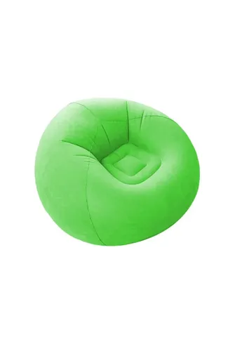 Надувное кресло-пуф Inflatable Sofa / Надувное кресло-мешок 110×110×85 см Зеленый Digital (389101968)
