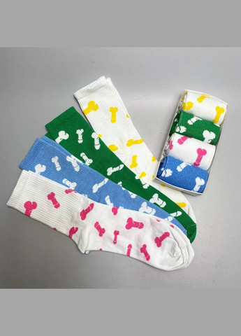 Комбинированные бокс мужских высоких носков 40-45 на 4 пары в подарочной коробке Vakko (306424143)