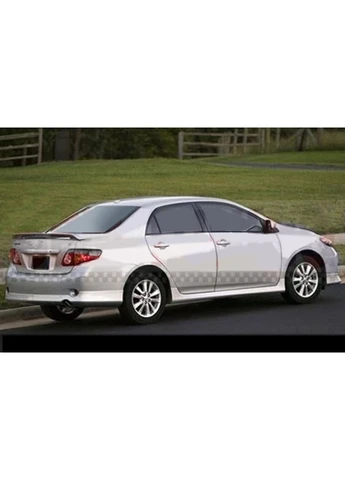 Накладка на задній бампер (під фарбування) для Toyota Corolla 2007-2013 рр Meliset (392159059)