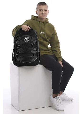 Рюкзак ортопедичний шкільний Education teens FC Barcelona колір чорний CB-00297758 Kite (398903722)