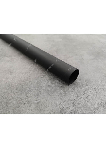 Карниз Заглушка гладка штанга подвійний ретро 25/19 мм 200 см Чорний матовий Quadrum (352782116)