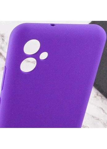 Чехол Silicone Cover Full Camera для Samsung Galaxy A06 силіконовий Amethyst No Brand (402177450)
