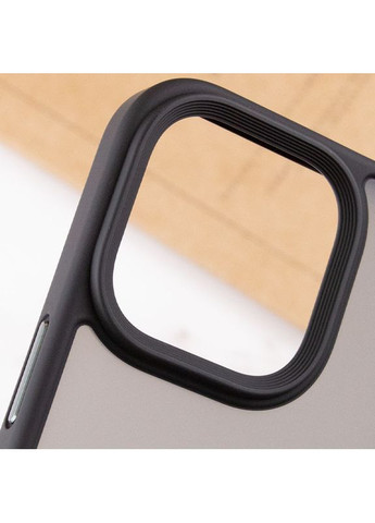 TPU+PC чохол Metal Buttons для Apple iPhone 14 (6.1") Чорний No Brand (370606124)