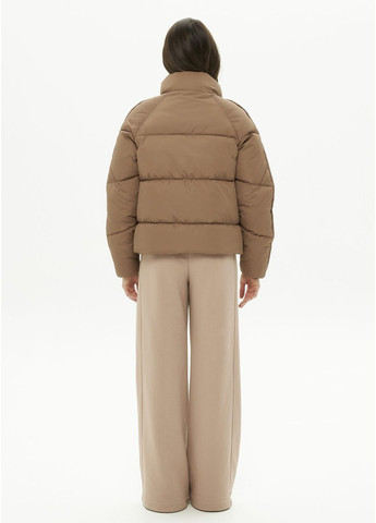 Коричневая зимняя куртка, цвет капучино Alvo