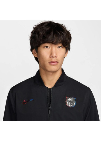 Олімпійка чоловіча Fcb Mnsw Spewvnul Bombr Black Nike (365962369)