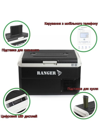 Автохолодильник компресорний Ice Cool 20L (Арт. RA 8873) Ranger (388175923)