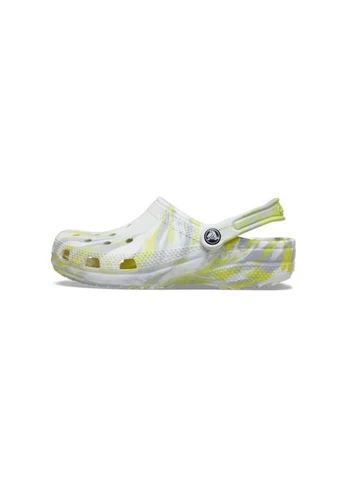Лайм кроксы classic marbled clog Crocs