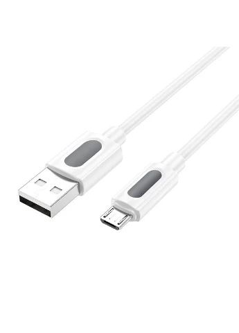 Дата кабель Borofone USB to MicroUSB 2.4A TPE 1m No Brand BX114 Structure (402066820)