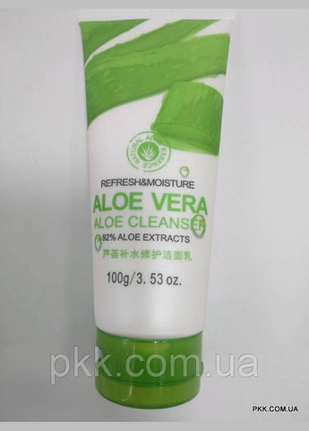 Пенка для умывания Aloe Vera 92% увлажняющая 100 г BQY1858 Bioaqua (311538151)