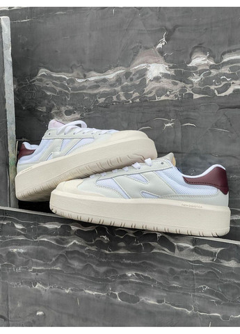 КРОССОВКИ ЖЕНСКИЕ NEW BALANCE CT 302 WHITE BROWN НЬЮ БЕЛАНС CT302 No Brand белые демисезоны (367170818)