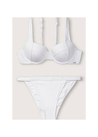 Белый демисезонный купальник белый pink Victoria's Secret