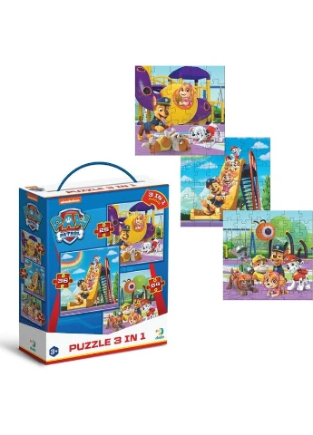Пазл 3 в 1 Paw Patrol. Игровая площадка Dodo (323468179)