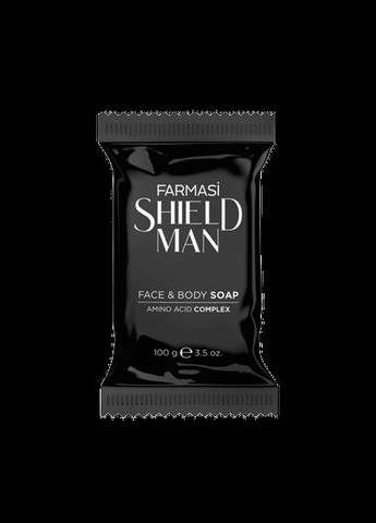 Чоловіче мило для обличчя та тіла Shield Man Amino Acid 100 г Farmasi (294342543)