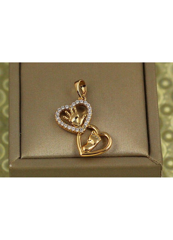 Кулон ручка с ножкой 2,2 см золотистый love-shopping Xuping Jewelry (362047373)