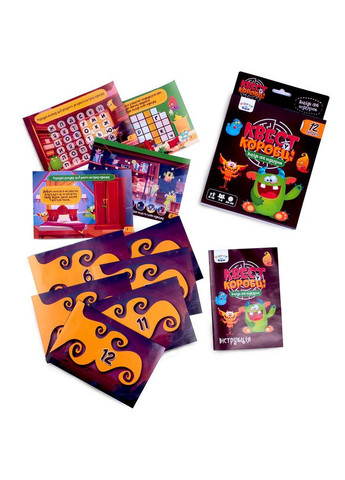 Розважальна настільна гра для дітей . Квест у коробці Монстри VT5902-02 Vladi toys (366239528)