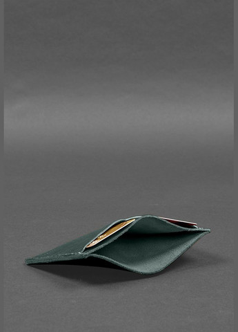 Кожаная обложка-органайзер для документов 6.2 зеленый краст (A-028339) BlankNote (328961439)