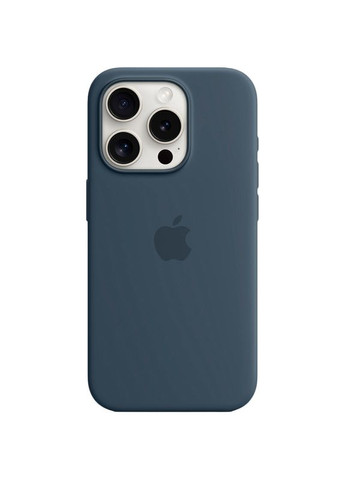 Чохол для iPhone 15 Pro Silicone Case with MagSafe Storm Blue (MT1D3ZM/A) Apple (307502362)