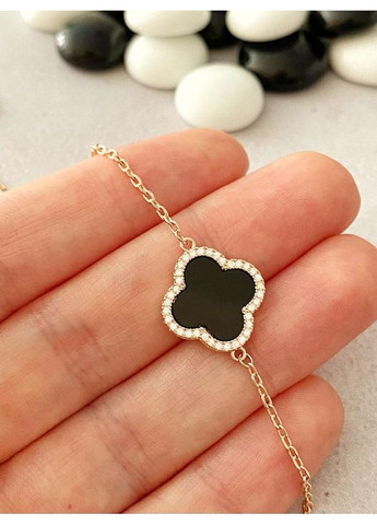 Позолочені Сережки "Конюшина" + Браслет. Позолота No Brand (364502974)