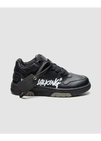 Білі кросівки чоловічі off-white out of office for walking black офф вайт білі демісезон No Brand
