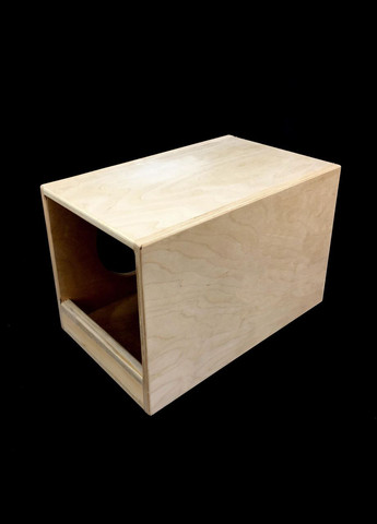 Домик для кошки из дерева Чинара бланже (ДДК-002301) No Brand (328453041)