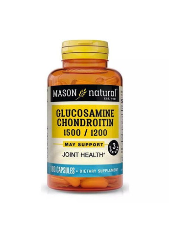 Glucosamine Chondroitin 180 Caps Mason Natural (288050753)