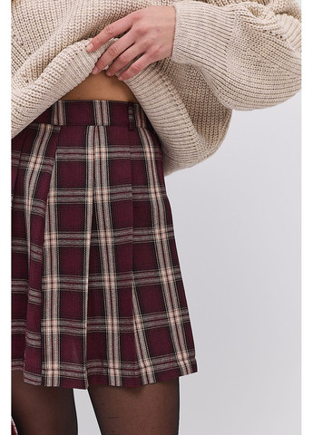 Коротка картата спідниця Arjen (366081451)