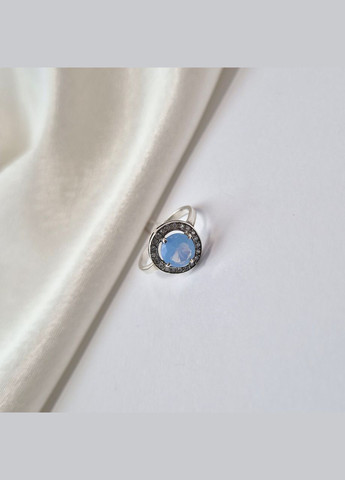 Срібне кільце Круг із місяцем Каменем.0 розмір срібло 925 проби 11090лун 1.80г No Brand (332996839)