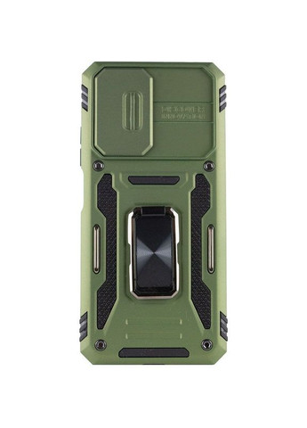 Ударостойкий чехол Camshield Army Кольцо для Xiaomi Redmi Note 11 (Global) / Note 11S / Note 12S Зеленый Epik (372498859)
