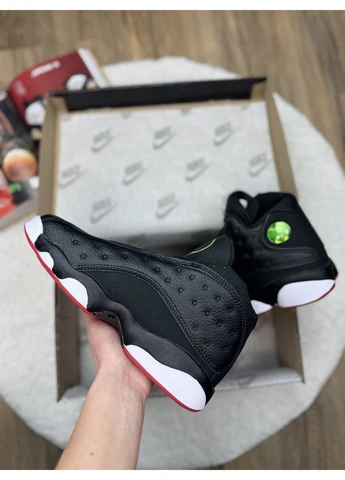 КРОССОВКИ ЖЕНСКИЕ NIKE AIR JORDAN AIR 13 RETRO BLACK НАЙК АИР ДЖОРДАН ЧЕРНЫЕ No Brand чёрные демисезоны (392007959)