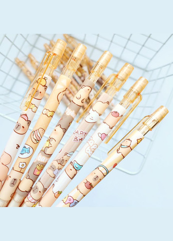 Карандаш для письма и рисования с рисунком капибары Capybara яблоко 0.5 мм No Brand (325880402)