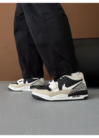 Цветные демисезонные кроссовки мужские nike air jordan legacy 312 low rattan off noir найк аир джордан No Brand