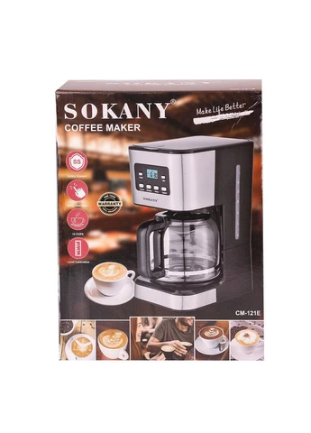 Кофеварка капельная с подогревом кофейника 1.5 литра CM-121E Sokany (379743637)