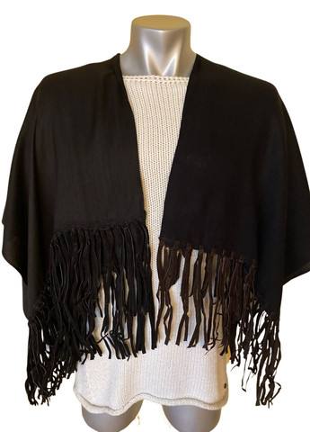 Женская шаль с коричневой бахромой JAGO (285875346)
