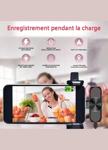 SMEIWANR Подвійний петличний мікрофон для iPhone Android iPad, Bluetooth, Amazon, Німеччина No Brand (400406823)
