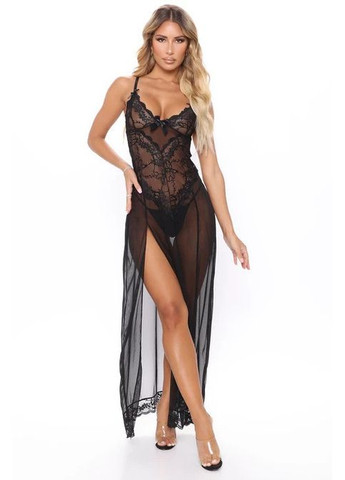 Сексуальний комплект довгий пеньюар еротичної білизни No Brand (361878435)