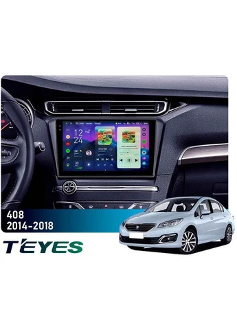 Штатная магнитола CC4 2K 6+64 Gb Peugeot 408 2014-2018 10" Teyes (378932271)