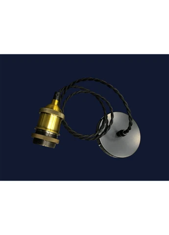 Светильник подвесной AMP12002-1 черный + золото Levistella (379921563)