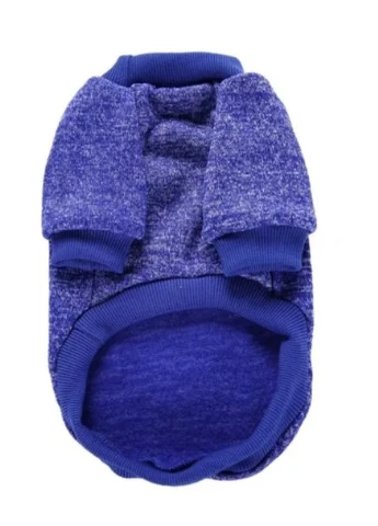 Кофта для собак та котів Navy Blue M ряба синя A: 30 см B: 37 см C: 24 см M-7112 Ecotoys (276394221)