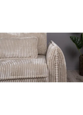 Диван прямой Сахара раскладной бежевый Frisco (373039114)