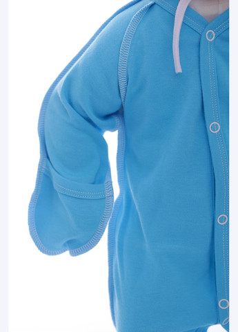 Чоловічок з шапкою і царапками для хлопчика інтерлок бірюзовий 62 см (41945) BABYKROHA (297197765)