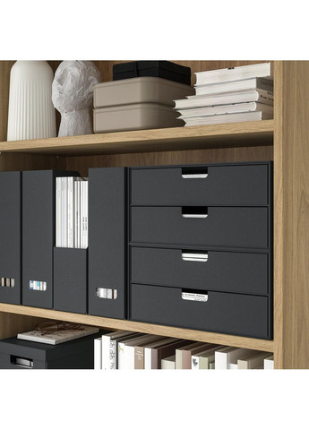 Органайзер для бумаги, ИКЕА 2 шт Антрацит IKEA (353307222)