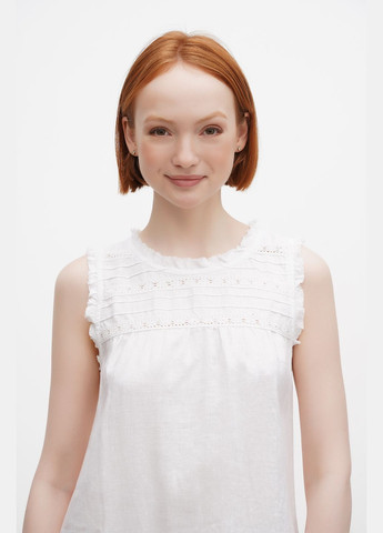 Белое платье роса, черный, р.48, код 0299/48/147 ГАЛЕРЕЯ ЛЬОНУ