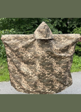 Военный тактический пончо анти тепловизор пончо тент/палатка камуфляжный пиксель No Brand (301082937)