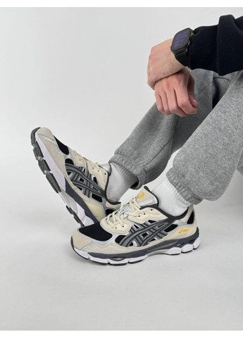 Бежеві asics gel-nyc beige black (розмір ) No Brand Gel - NYC
