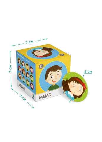 Настольная игра-мемо "Эмоции", игра мемори на развитие памяти Додо Dodo (334714337)